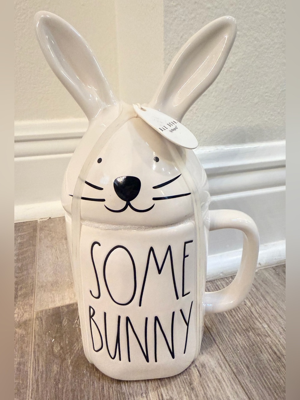 NWT! Rae Dunn Bunny Mug with Lid